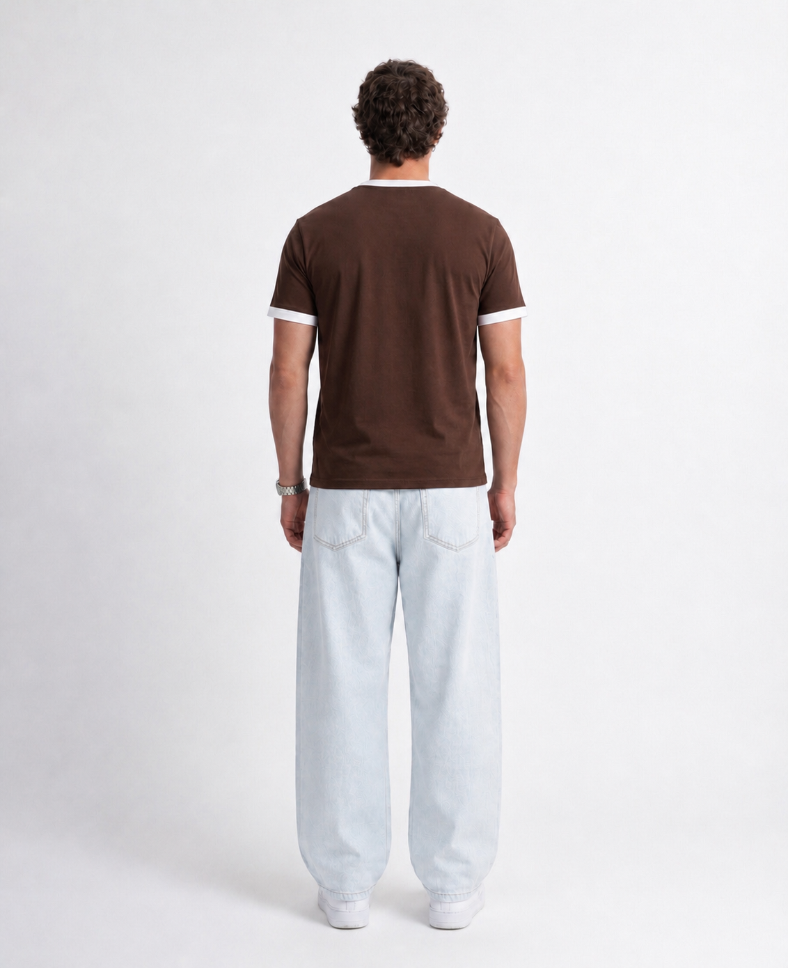 Studio brown Ringer Tee