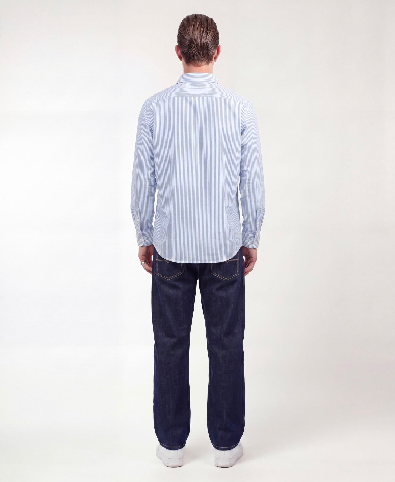 Oxford Blue Striped Shirt