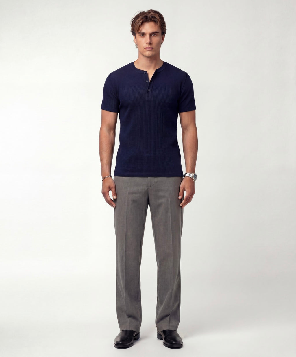 Deep Navy Henley