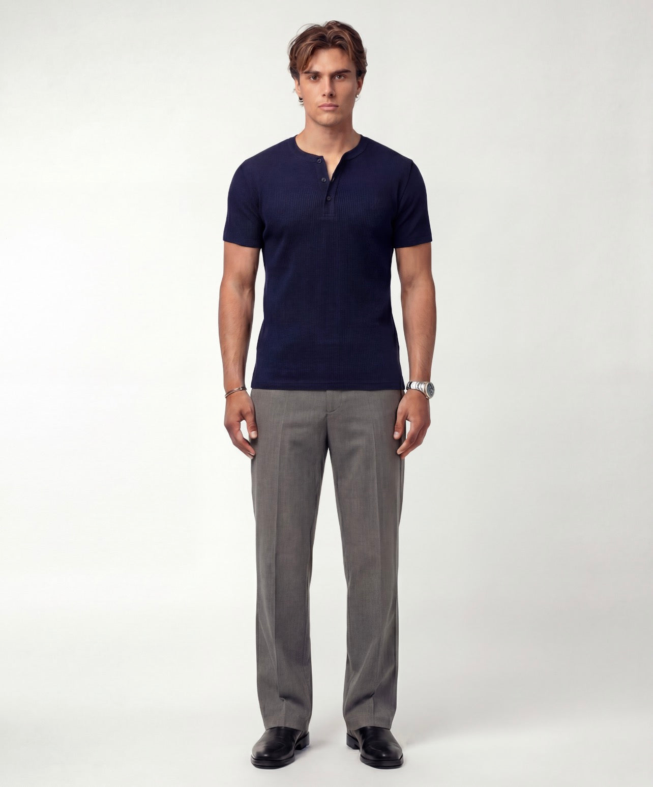 Deep Navy Henley